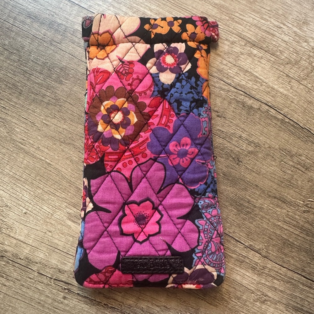 Vera Bradley glasses case holder soft